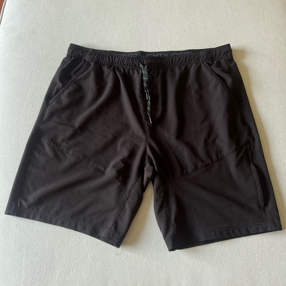 Men’s Black Gerry Pull On Athletic Shorts